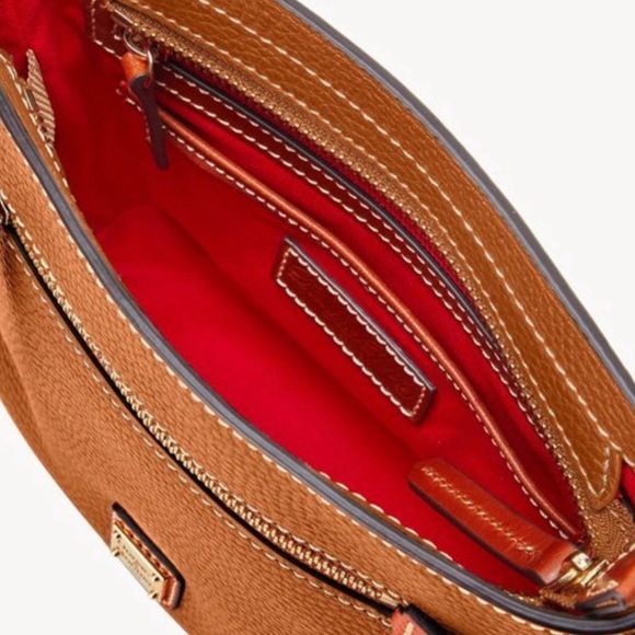 NWT Dooney & Bourke Caramel Zip Crossbody - Picture 16 of 16